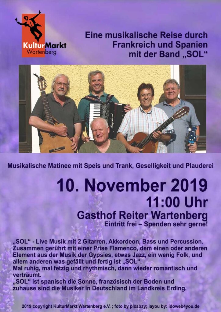 Band_SOL, KulturMarkt Wartenberg