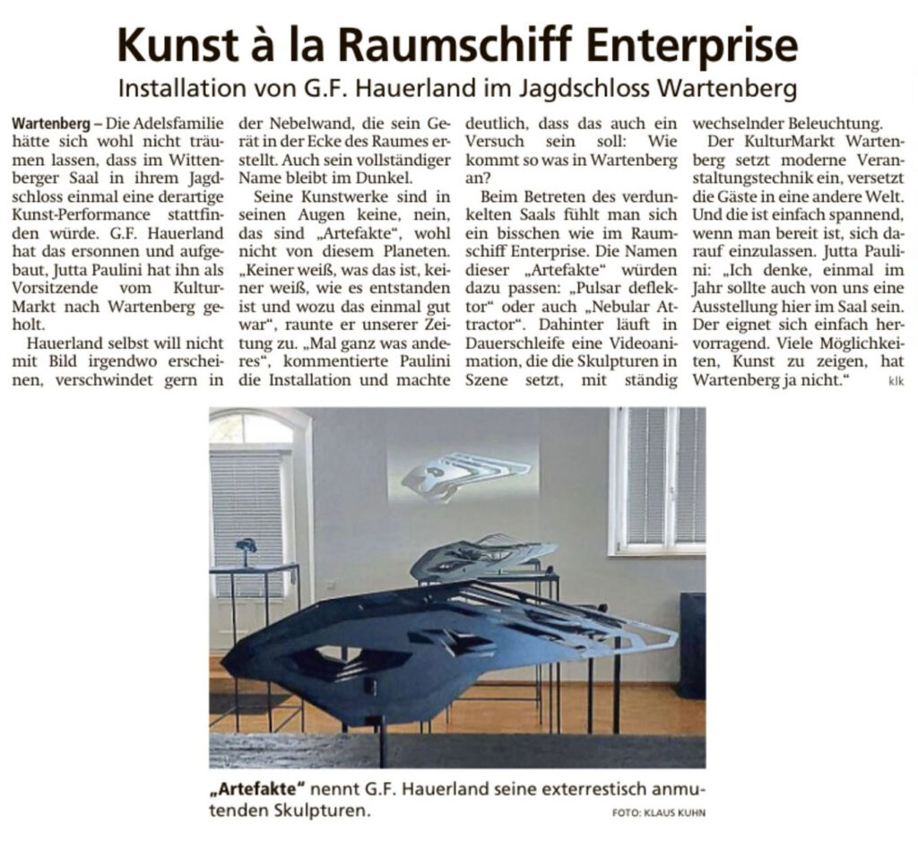 Pressbericht GFVH 2023 Klaus Kuhn, KulturMarkt Wartenberg