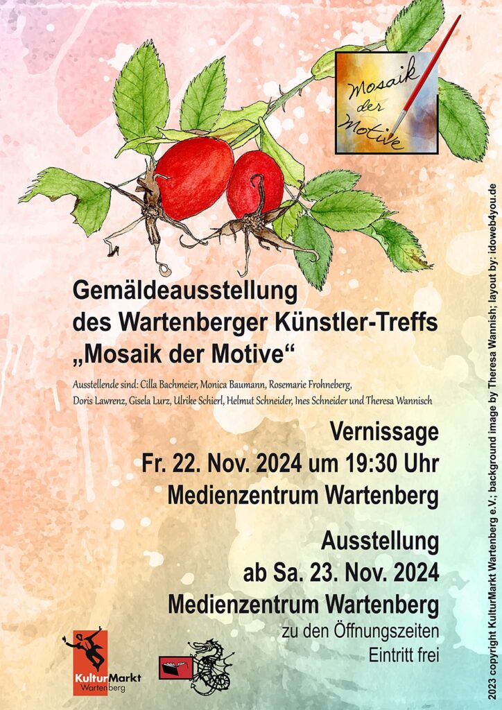 Prog 2024 November: Gemäldeausstellung Künstler-Treff