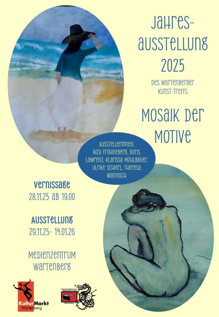 KulturMarkt Wartenberg e.V. Vernissage Mosaik der Motive