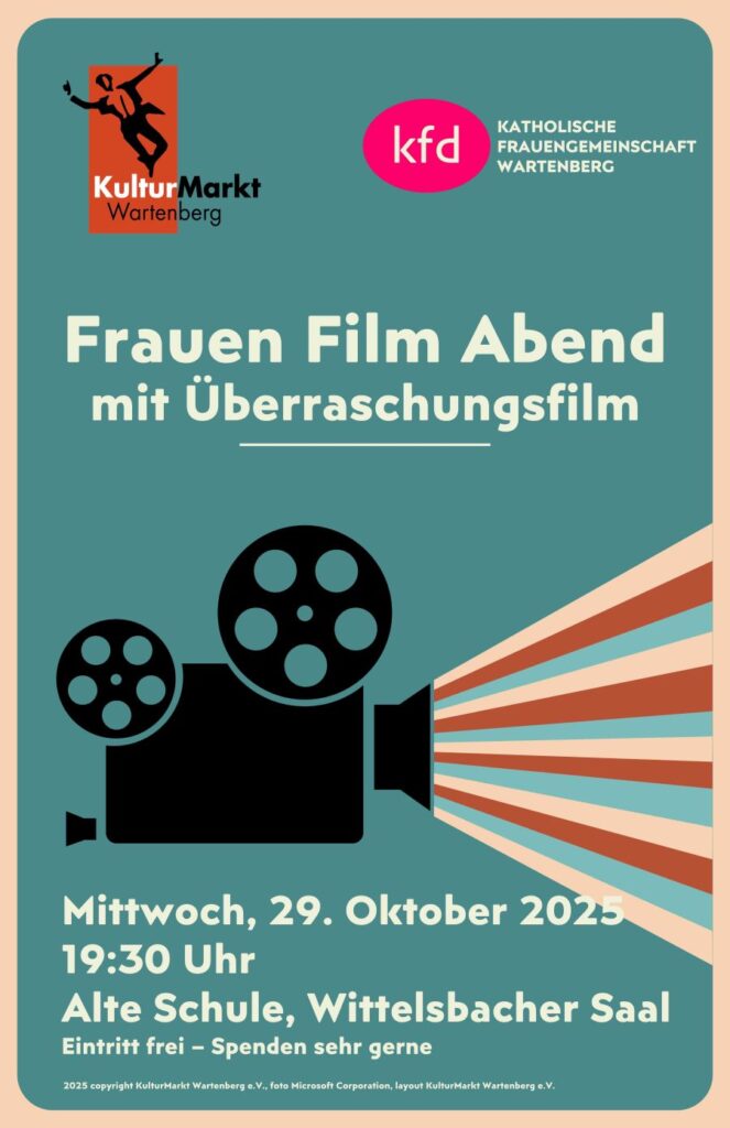 KulturMarktWartenberg e.V. FrauenFilmabend Herbst 2025