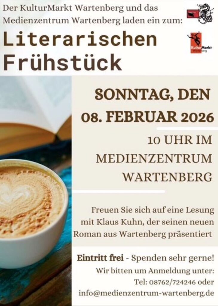 KulturMarkt Wartenberg e.V. Literarisches Frühstück 2026