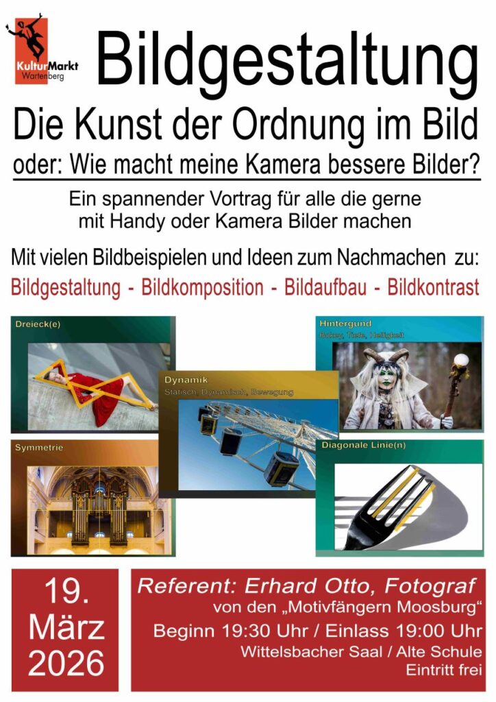 KulturMarkt Wartenberg e.V. BIldgestaltung mit Kamera und Handy