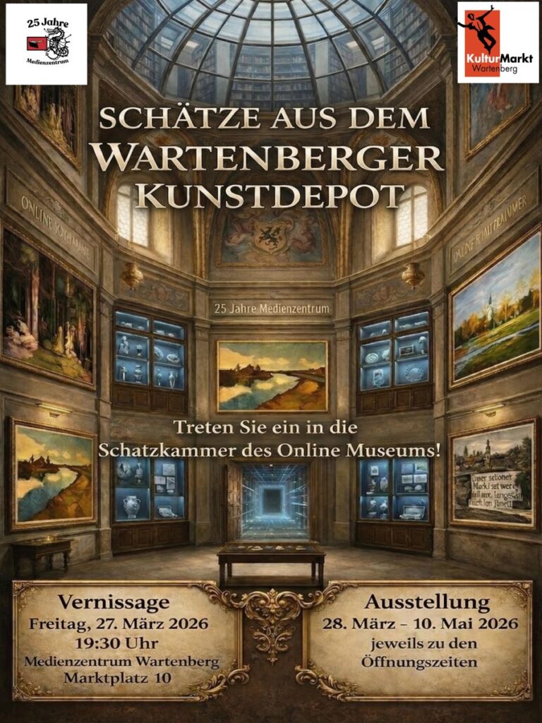 KulturMarkt Wartenberg e.V. Vernissage Schätze aus dem Wartenberger Kunstdepot"