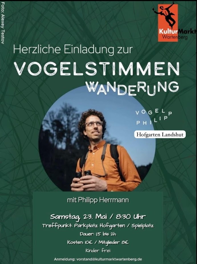 KulturMarktWartenberg e.V. Vogelstimmemwanderung 2026